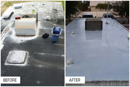 RV Roof Coating - Rubber Roof Coatings by ArmorPoxy