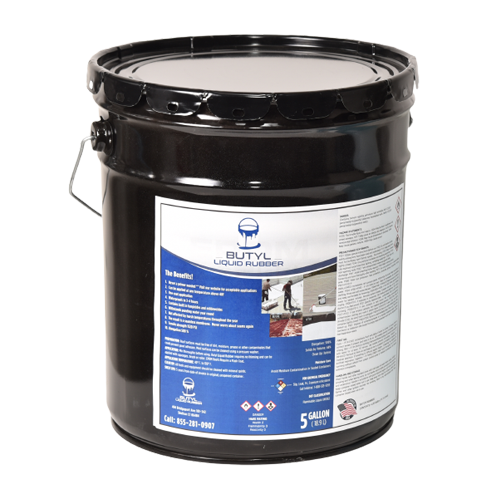 Liquid Butyl Rubber Five Gallon - Only Liquid Rubber Waterproof Sealant  Roof Coatings for Roof Leaks Repair. Shop Liquid Rubber!